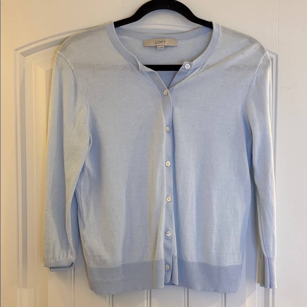 NWOT LOFT Soft Blue Women's Cardigan…NWT